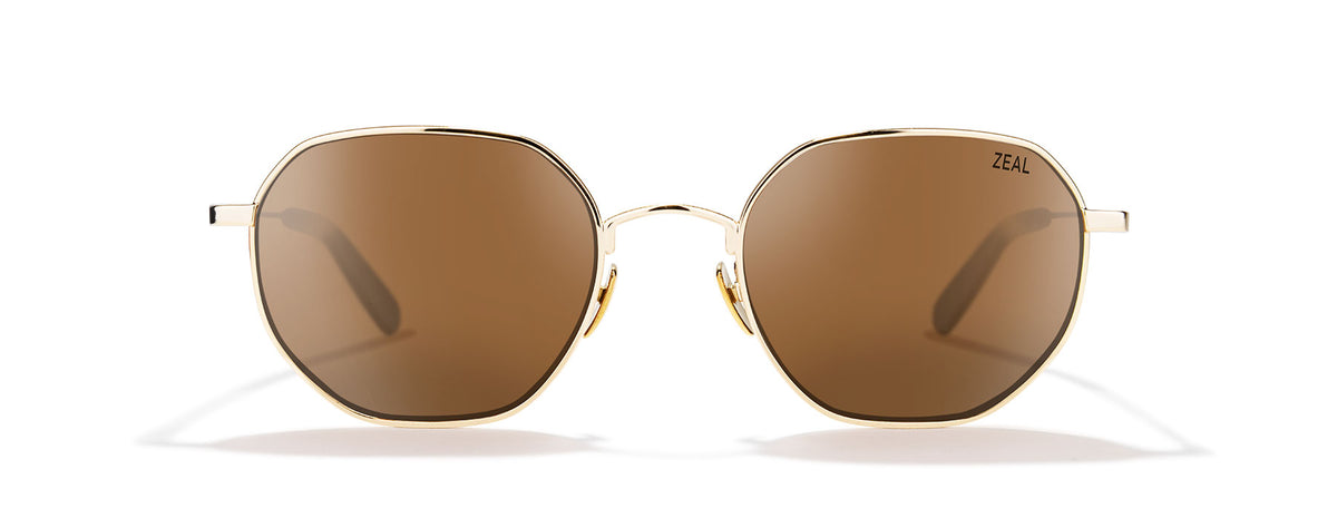 Zeal Easterly 12013 Gold/Copper - Blue Star Eyewear