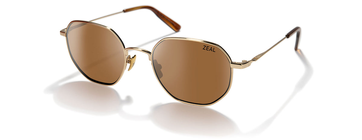 Zeal Easterly 12013 Gold/Copper - Blue Star Eyewear