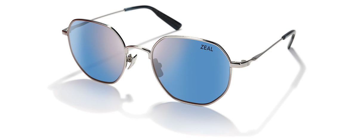 Zeal Easterly 12014 Silver/Horizon Blue - Blue Star Eyewear