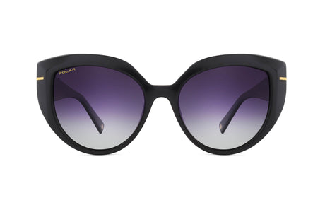 Polar Gold 147 77 Shiny Black / Gradient Smoke - Blue Star Eyewear