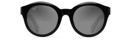 Maui Jim  Jasmine GS738-02B Black Gloss W/Tokyo Tort Tmpl / Neutral Grey Polarised - Blue Star Eyewear