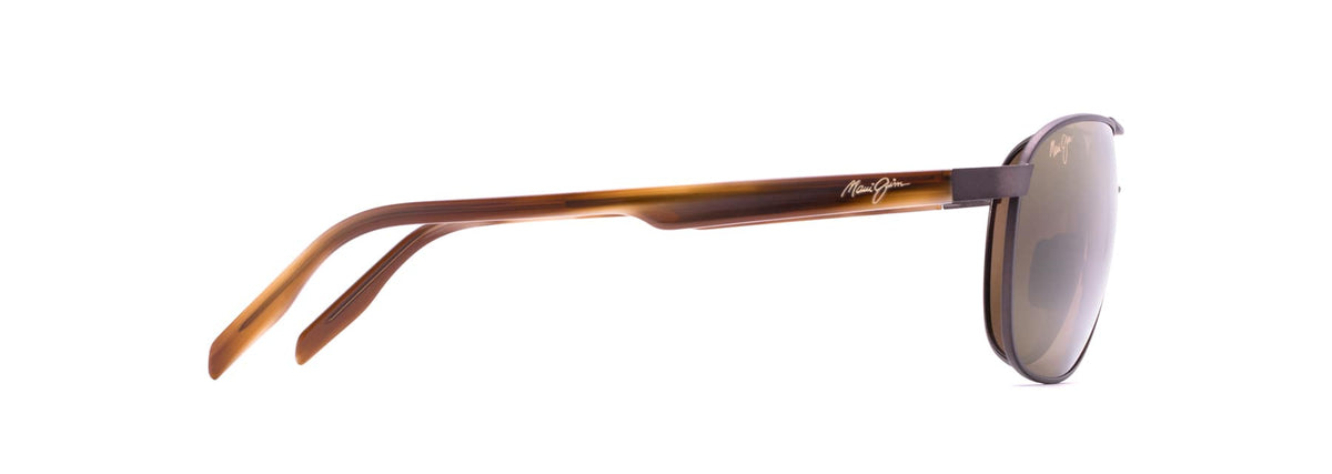 Maui Jim Castles H728-01M Matte Chocolate  / HCL® Bronze Polarised - Blue Star Eyewear