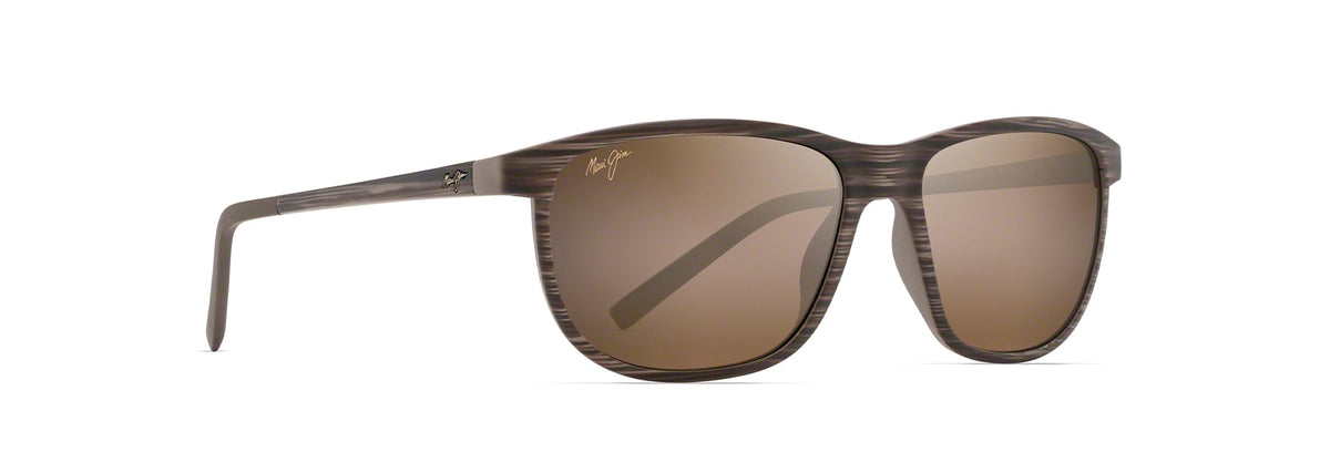 Maui Jim Lele Kawa H811-25C Brown Stripe  / HCL® Bronze Polarised - Blue Star Eyewear