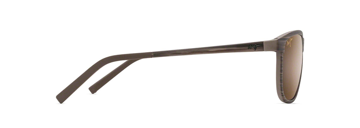 Maui Jim Lele Kawa H811-25C Brown Stripe  / HCL® Bronze Polarised - Blue Star Eyewear