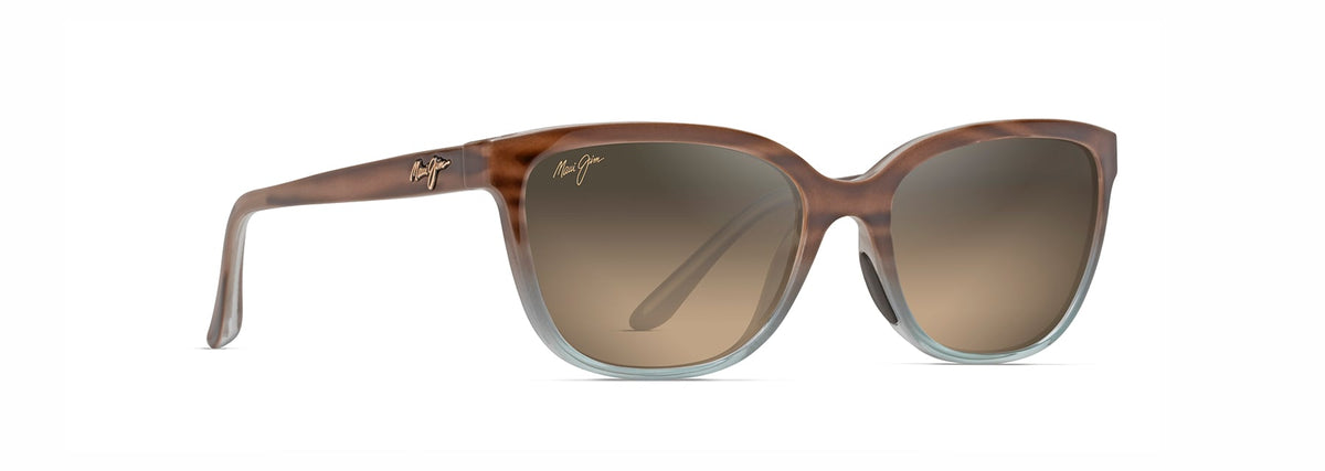 Maui Jim Honi HS758-22B Sandstone with Blue  / HCL® Bronze Polarised - Blue Star Eyewear