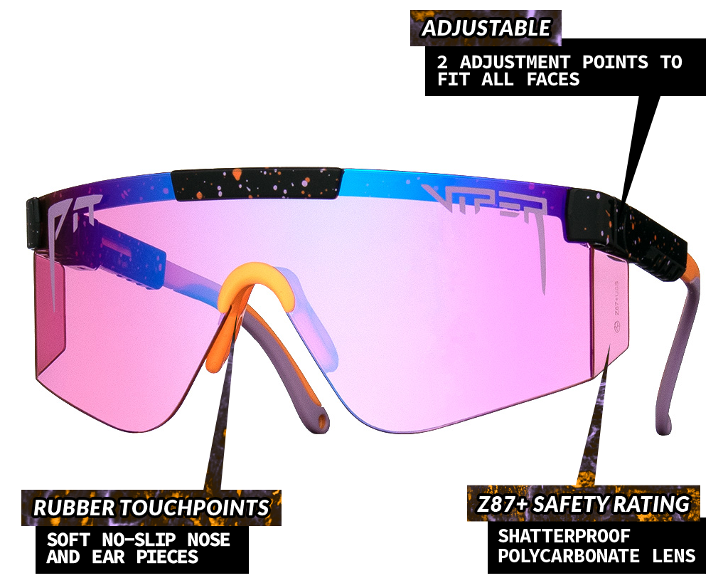 Pit Viper The High Speed Off Road II 2000s - Blue Star Eyewear