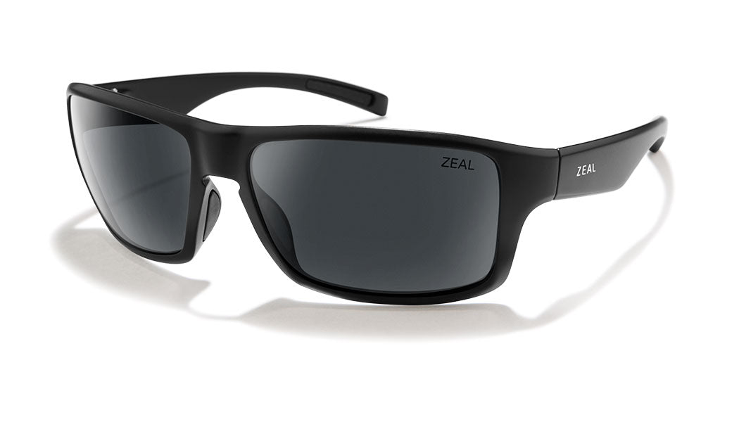 Zeal Incline 11425 Matte Black/Dark Grey - Blue Star Eyewear