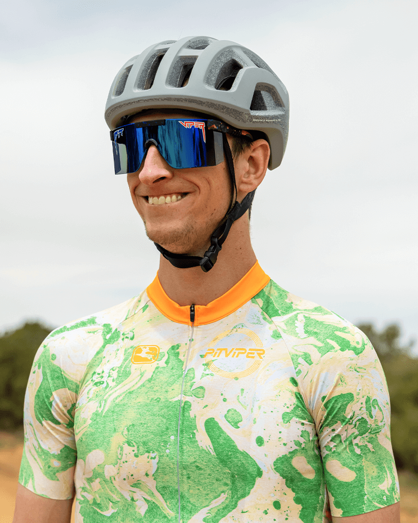 Pit Viper High Speed Off Road Men's Cycling Jersey - Blue Star Eyewear