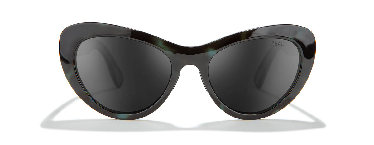 Zeal Mango 11862 Turquoise Tortoise/Dark Grey - Blue Star Eyewear
