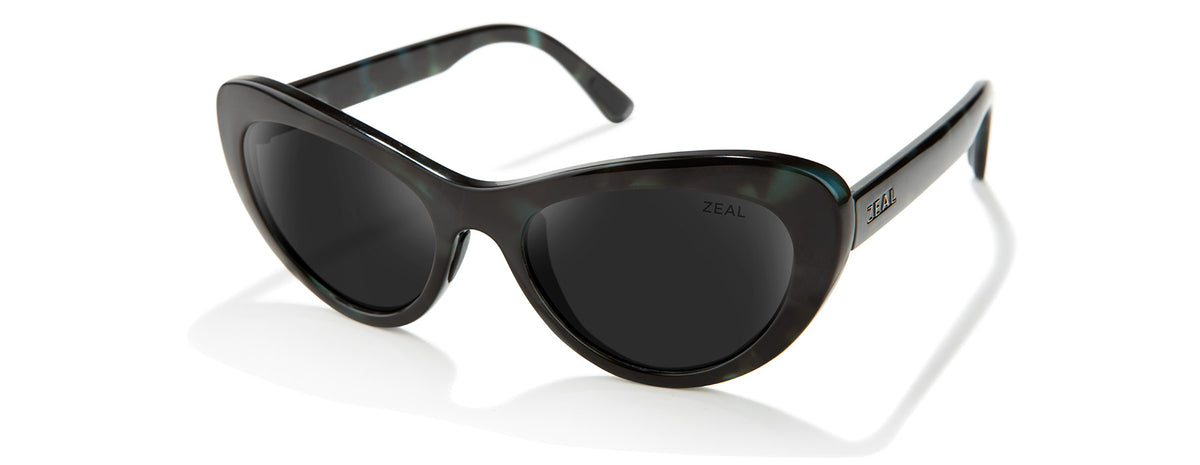 Zeal Mango 11862 Turquoise Tortoise/Dark Grey - Blue Star Eyewear