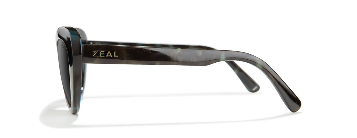 Zeal Mango 11862 Turquoise Tortoise/Dark Grey - Blue Star Eyewear