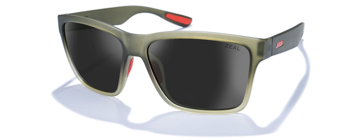 Zeal Mason 12592 Olive Fade/Dark Grey - Blue Star Eyewear