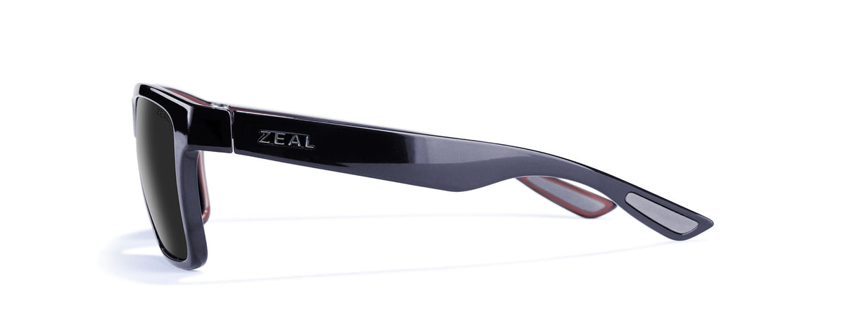 Zeal Mason 12593 Black/Dark Grey - Blue Star Eyewear