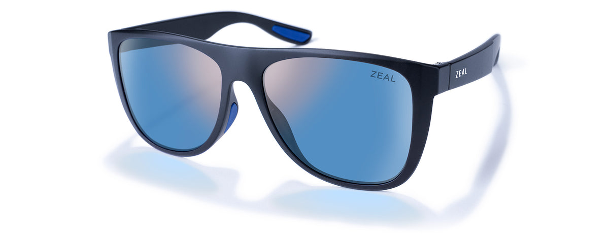 Zeal Minturn 12555 Matte Black/Horizon Blue - Blue Star Eyewear
