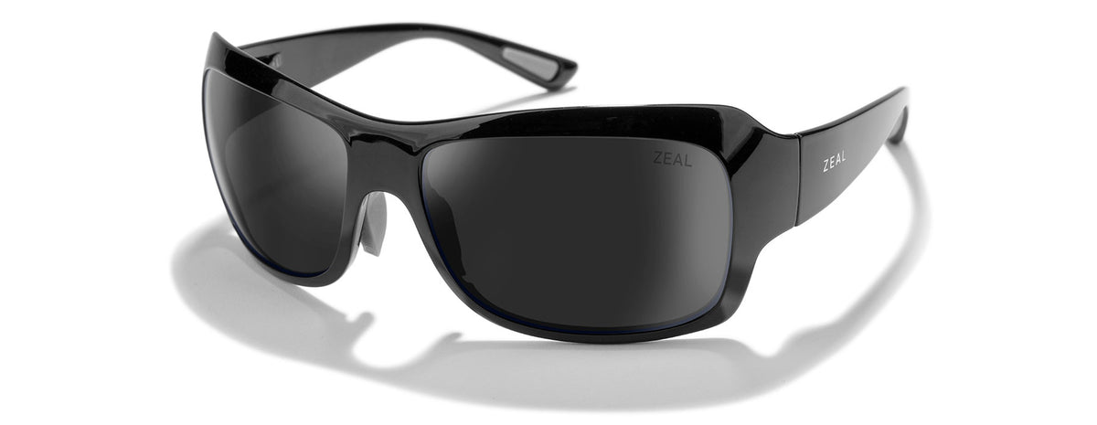 Zeal Nucla 12021 Gloss Black/Dark Grey - Blue Star Eyewear