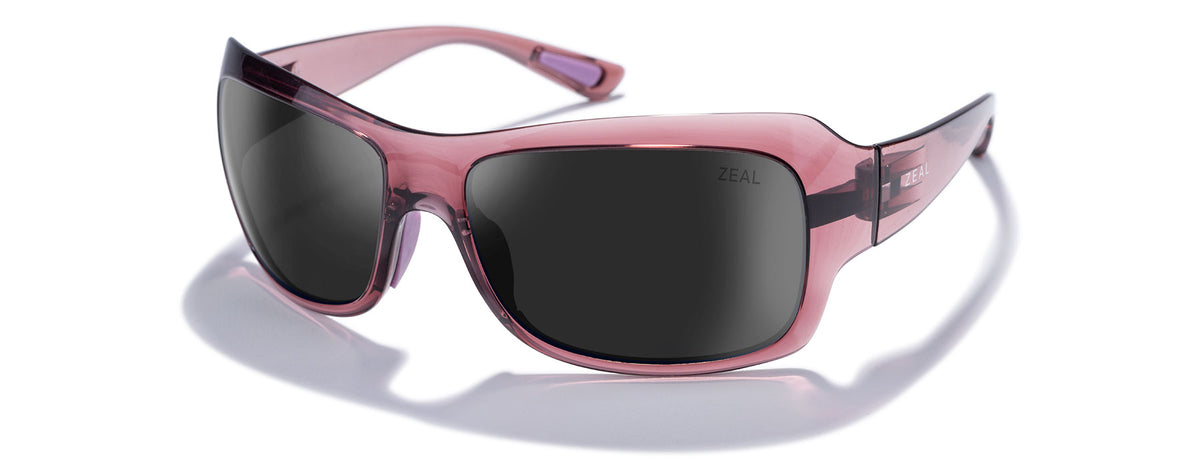 Zeal Nucla 12022 Plum Gloss/Dark Grey - Blue Star Eyewear