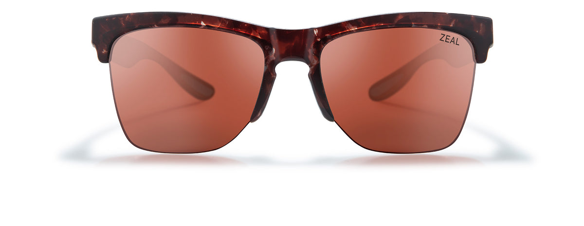Zeal Palisade 11749 Matte Red Tortoise/Rose - Blue Star Eyewear