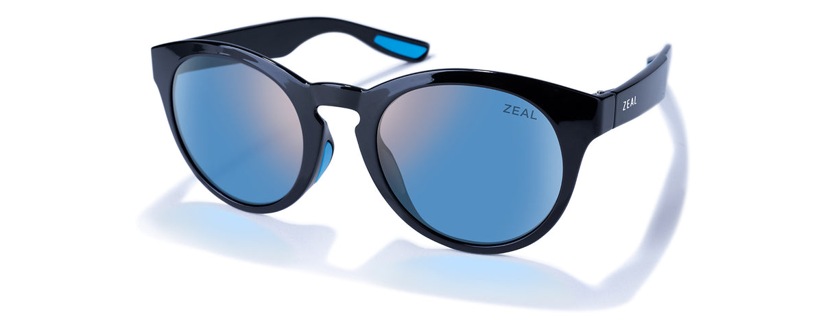 Zeal Paonia 12559 Gloss Black/Horizon Blue - Blue Star Eyewear