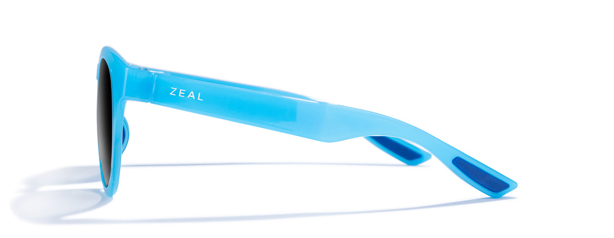 Zeal Paonia 12561 Cyan/Dark Grey - Blue Star Eyewear
