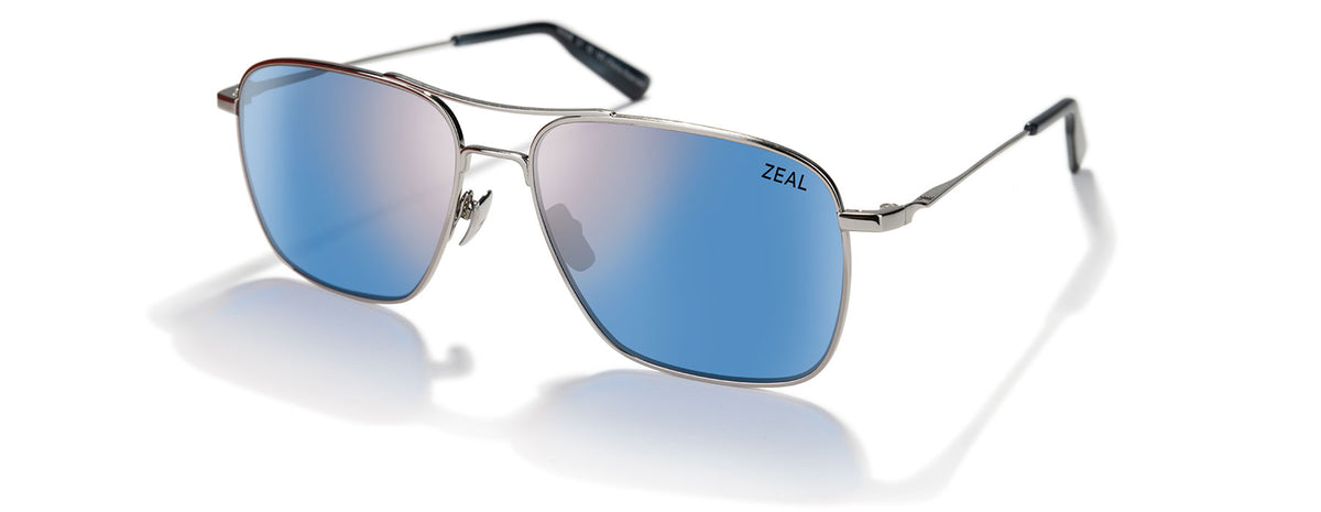 Zeal Pescadero 12008 Silver/Horizon Blue - Blue Star Eyewear