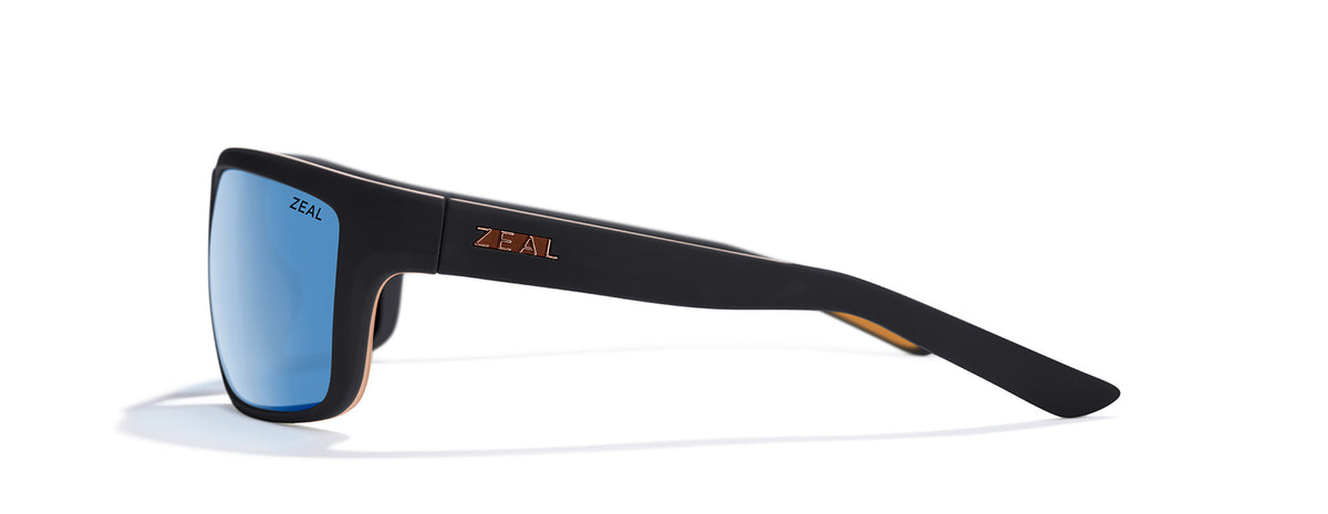 Zeal Red Cliff 12038 Pitch Black/Horizon Blue - Blue Star Eyewear