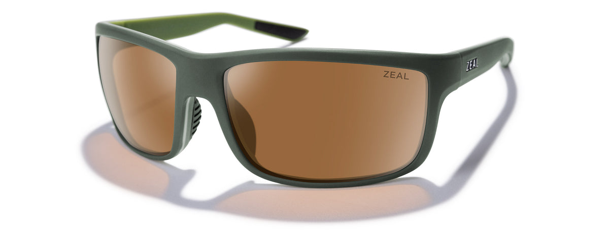 Zeal Red Cliff 12039 Olive/Copper - Blue Star Eyewear