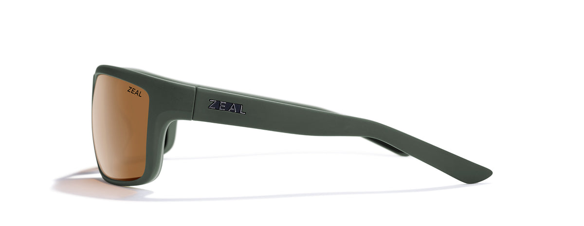 Zeal Red Cliff 12039 Olive/Copper - Blue Star Eyewear