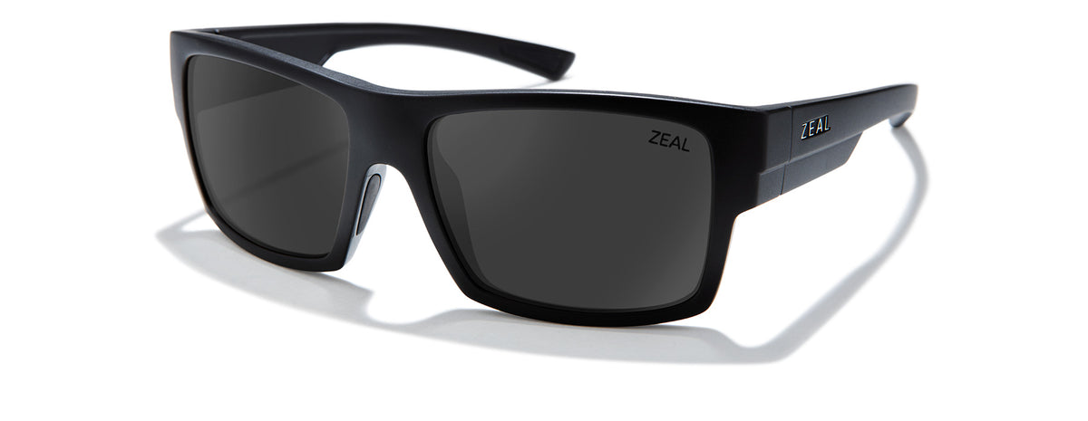 Zeal Ridgway 11684 Matte Black/Dark Grey - Blue Star Eyewear