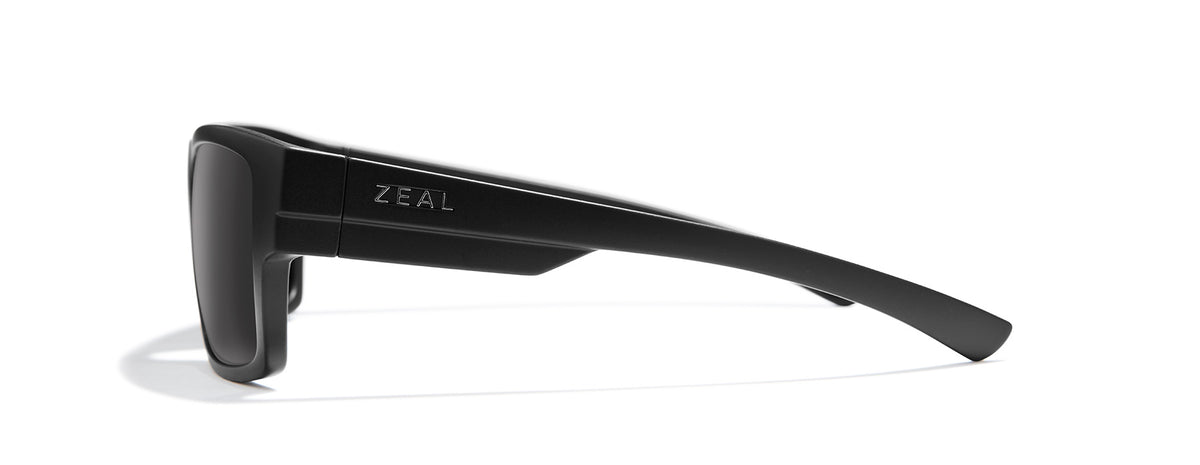 Zeal Ridgway 11684 Matte Black/Dark Grey - Blue Star Eyewear
