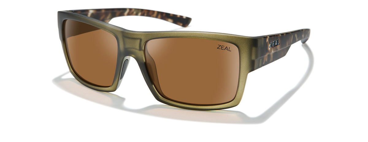 Zeal Ridgway 11685 Matte Khaki/Copper - Blue Star Eyewear