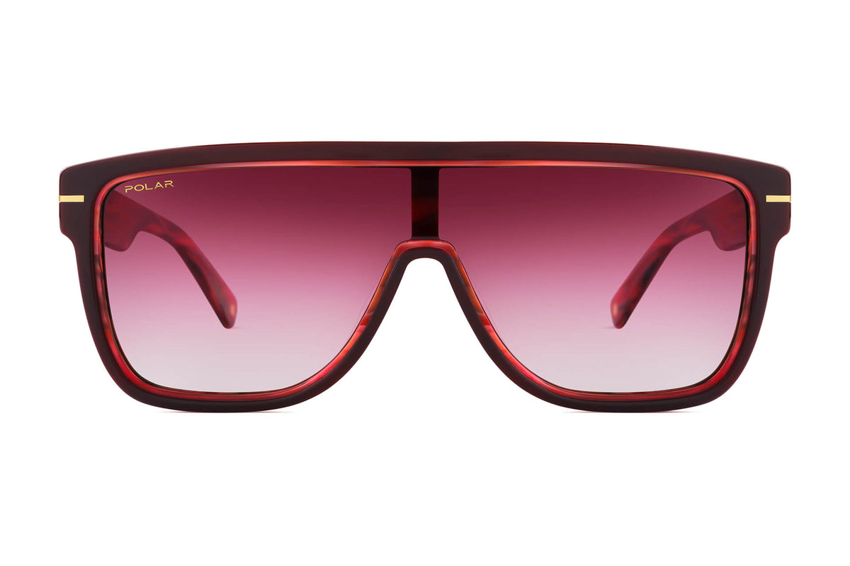 Polar Gold Vegas Special Edition 408 Shiny Purple - Inside Purple Horn / Gradient Blue Smoke - Blue Star Eyewear