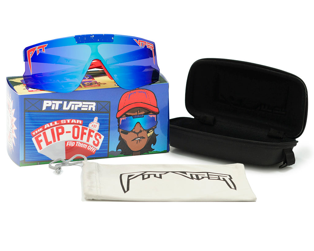 Pit Viper The All Star Flip-Offs - Blue Star Eyewear