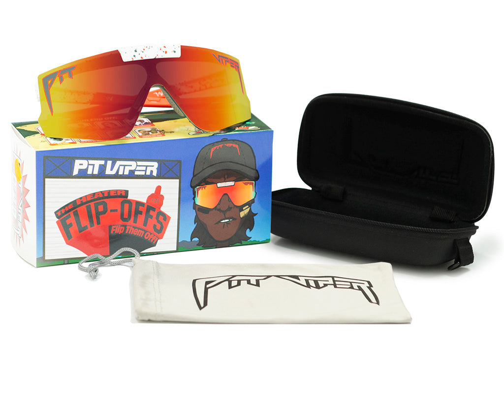 Pit Viper The Heater Flip-Offs - Blue Star Eyewear