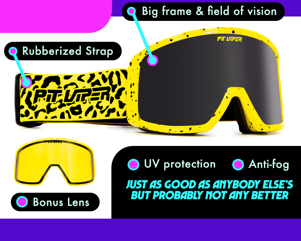Pit Viper The Carnivore GogglÃ©s Grande - Blue Star Eyewear