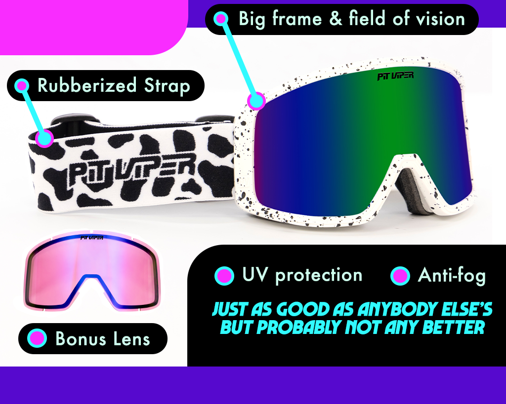 Pit Viper The Cowabunga GogglÃ©s Grande - Blue Star Eyewear
