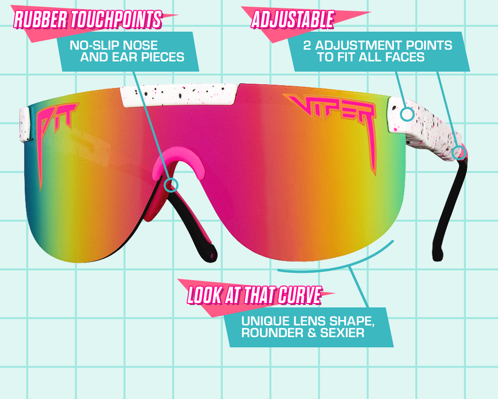 Pit Viper The High Tai'd Ellipticals - Blue Star Eyewear