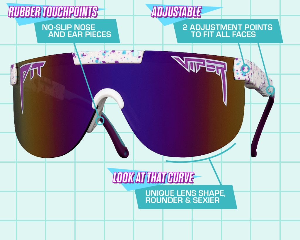 Pit Viper The Jetski Ellipticals - Blue Star Eyewear