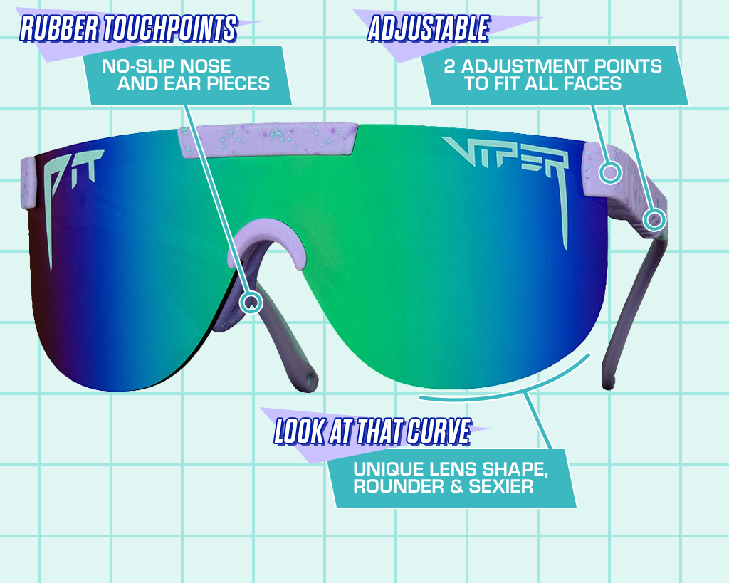 Pit Viper The Moontower Ellipticals - Blue Star Eyewear