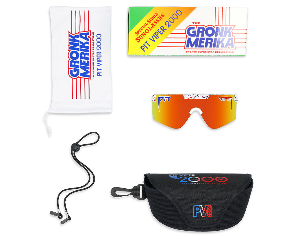Pit Viper The Gronk Merika 2000s - Blue Star Eyewear