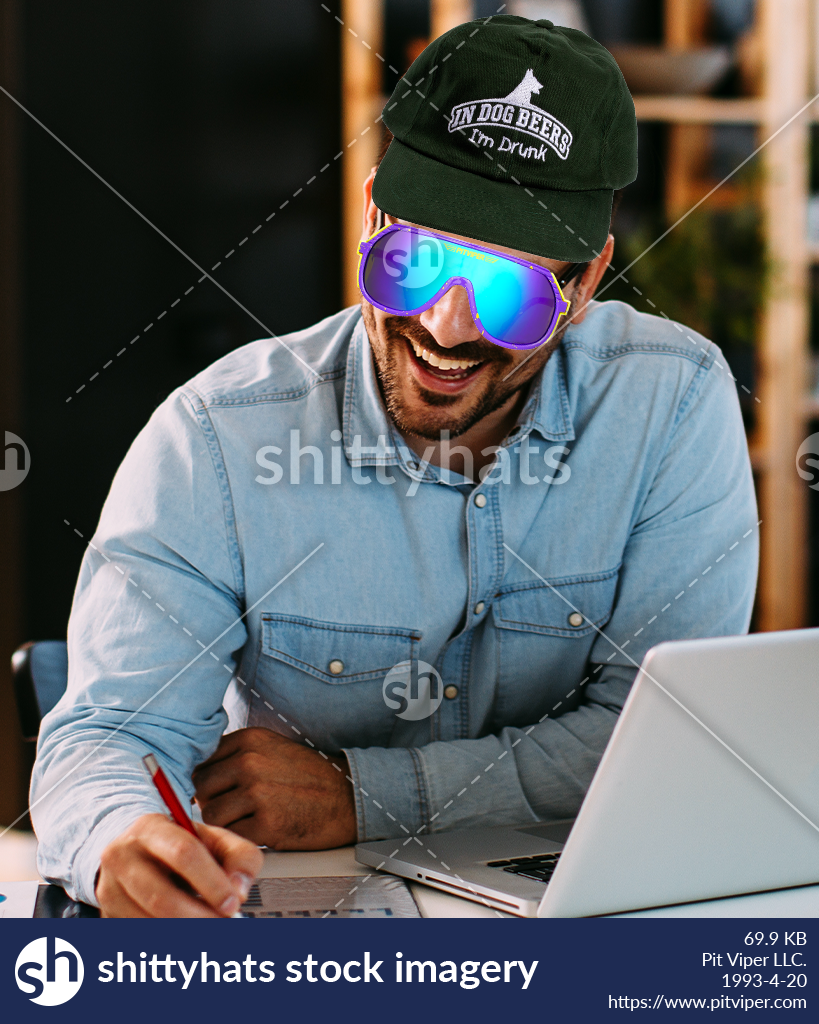 Pit Viper In Dog Beers Im Drunk - Blue Star Eyewear