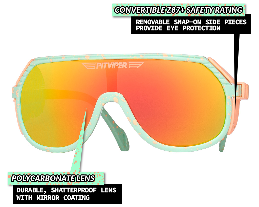 Pit Viper The Peaches and Green Grand Prix - Blue Star Eyewear