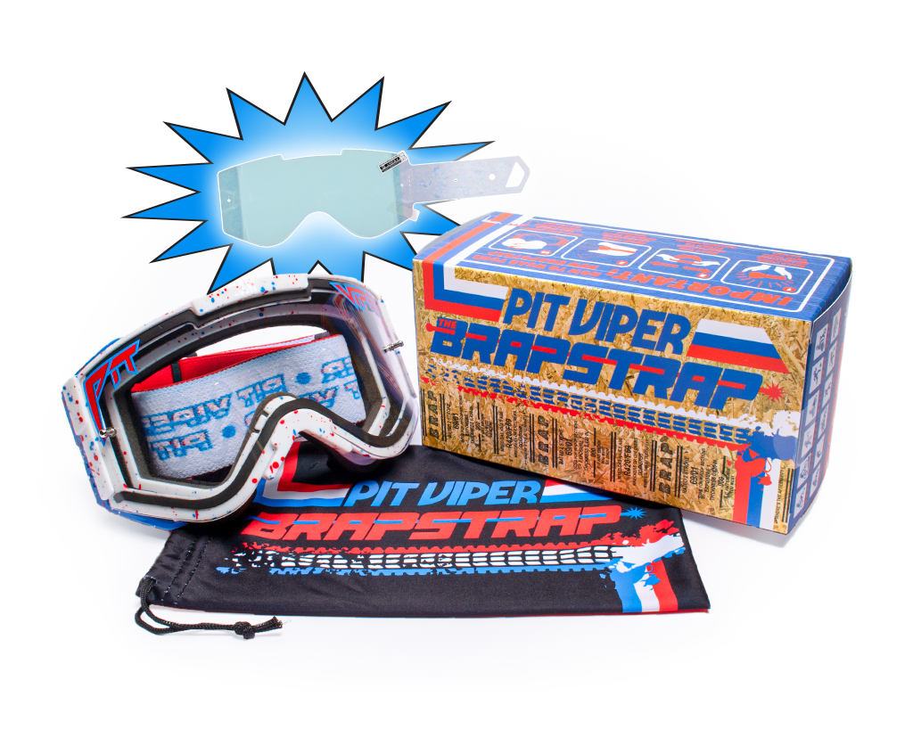 Pit Viper The Roost Rocket Brapstrap - Blue Star Eyewear
