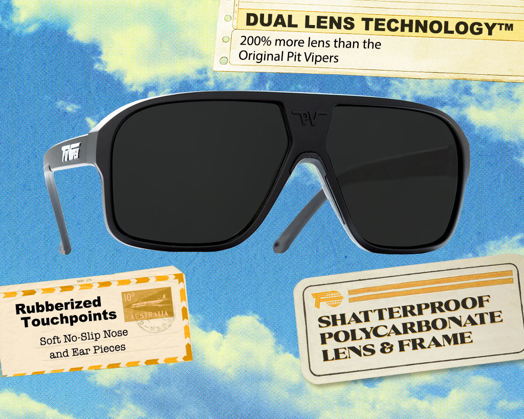 Pit Viper The Standard Polarized Flight Optics - Blue Star Eyewear