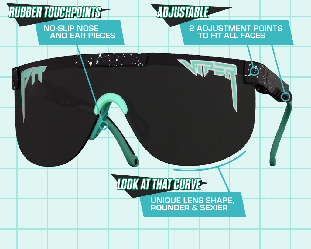 Pit Viper The Thundermint Ellipticals - Blue Star Eyewear