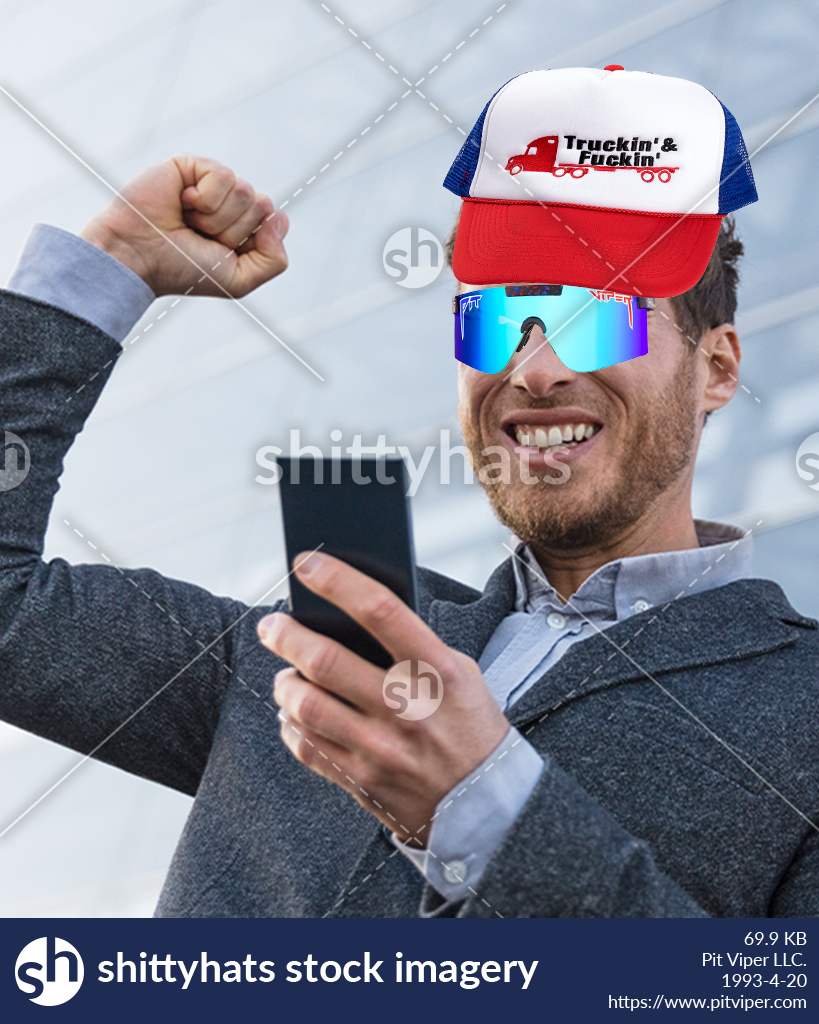 Pit Viper Trucking and Fucking - Blue Star Eyewear