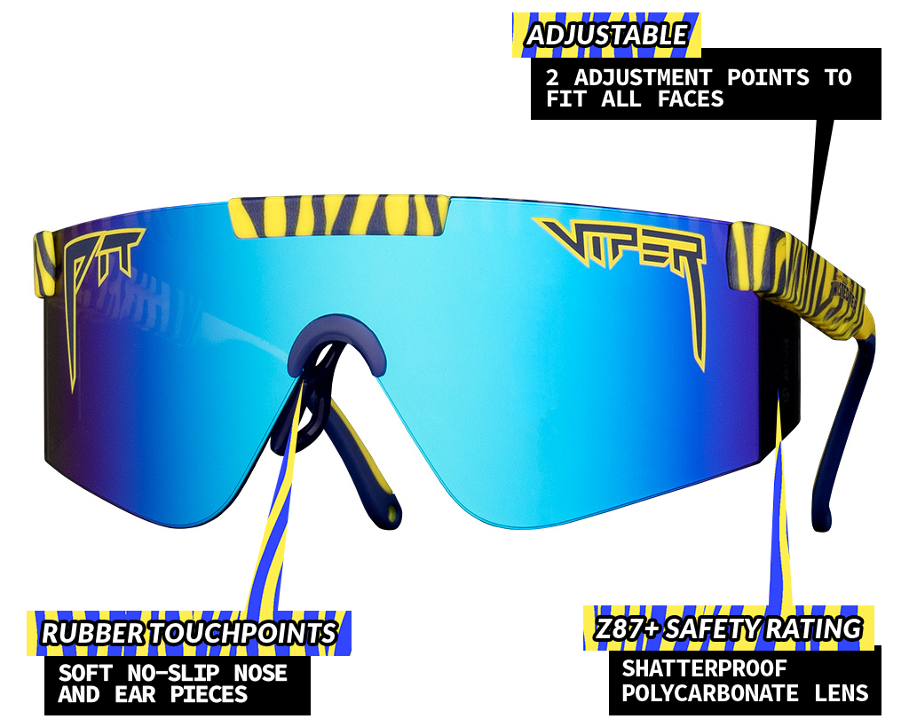 Pit Viper The Twea Party 2 2000s - Blue Star Eyewear